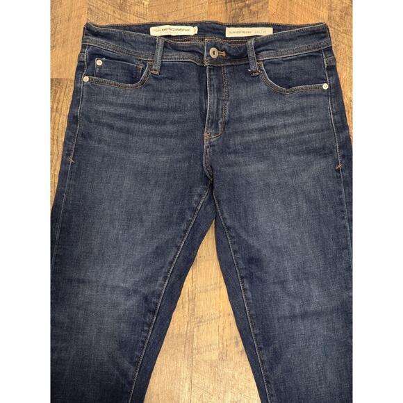 Pilcro and the Letterpress Anthropologie Jeans size 27 Slim Boyfriend Flip Cuffs - Picture 3 of 7